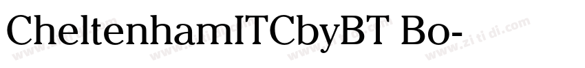 CheltenhamITCbyBT Bo字体转换